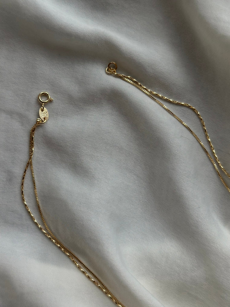 Diamond Cross Layering Necklace