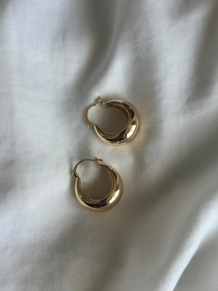 Chunky Hoop Earrings