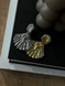 Golden Shell Statement Dangles