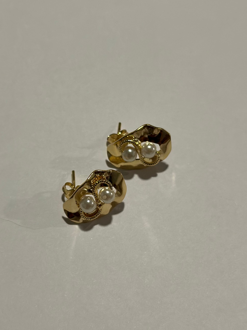 Classic Bead Stud Earrings